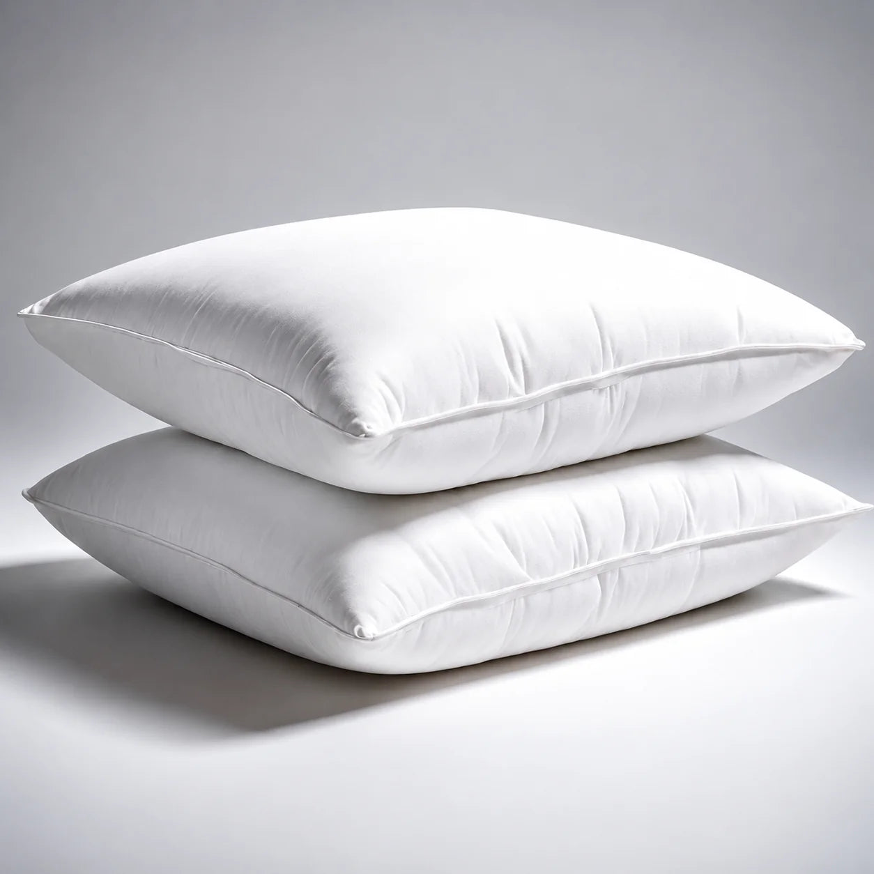 Dúo de Almohadas Transpirables Hipoalergénicas 50x70 cm – Fibra Siliconada