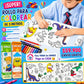 Rollo para Colorear Infantil 3 Metros – Papel Adhesivo con Diseños (x2)