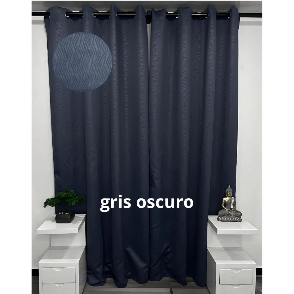 Cortinas Blackout Bloquean El 100% De La Luz