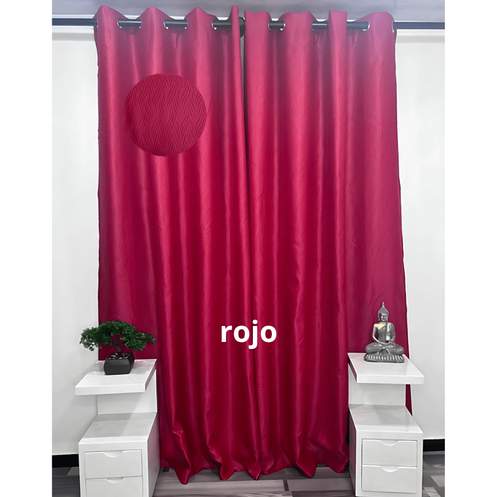 Cortinas Blackout Bloquean El 100% De La Luz
