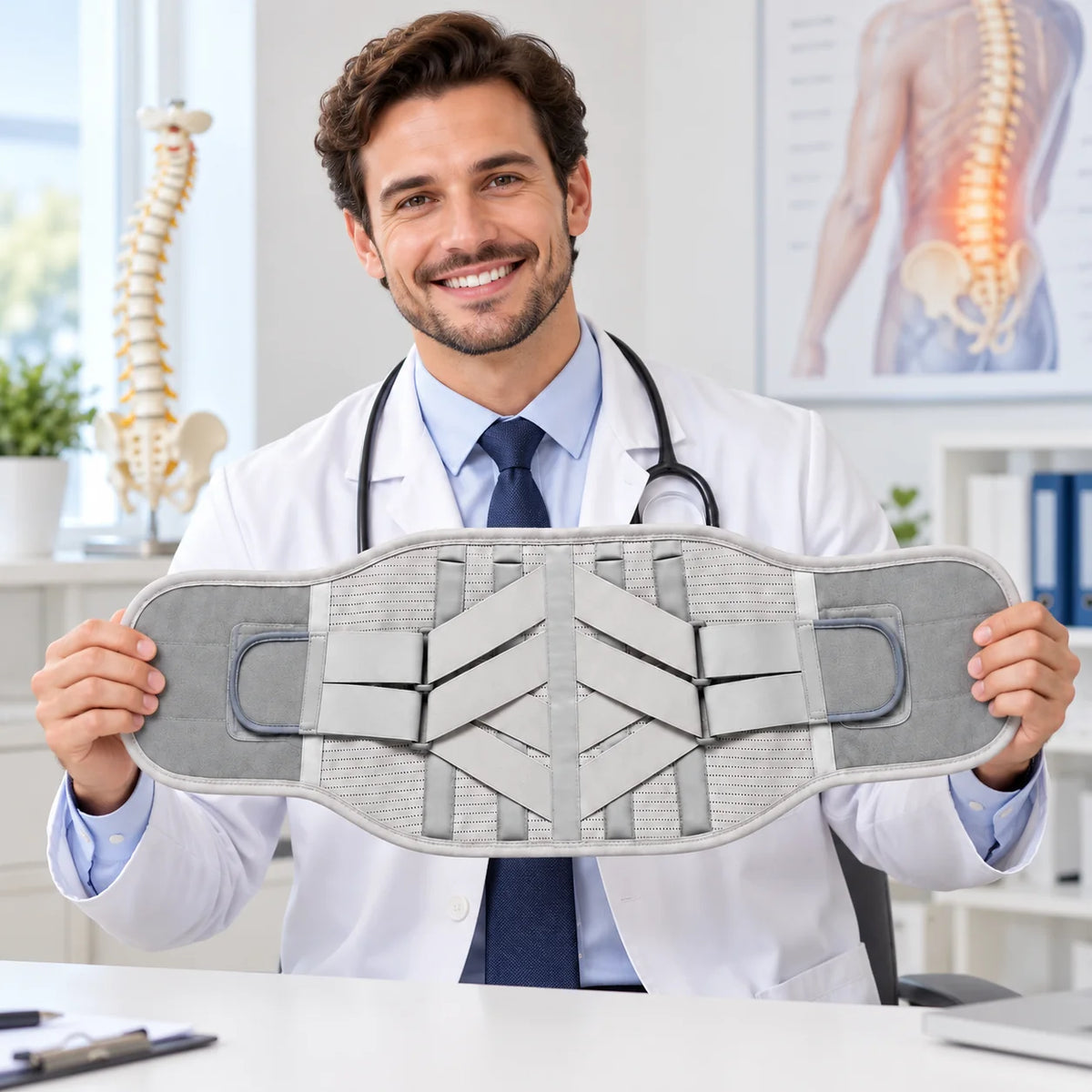 Faja De Soporte Lumbar Ajustable