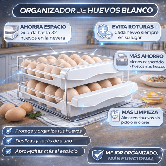 Organizador de Huevos Automático (32 HUEVOS)