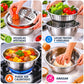 Set Bowl con Colador y Rayador 3L – Tapa Perforada, Escurridor y Rayador