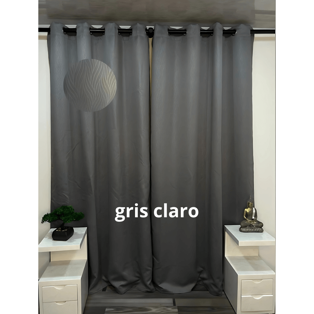 Cortinas Blackout Bloquean El 100% De La Luz