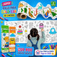 Rollo para Colorear Infantil 3 Metros – Papel Adhesivo con Diseños (x2)