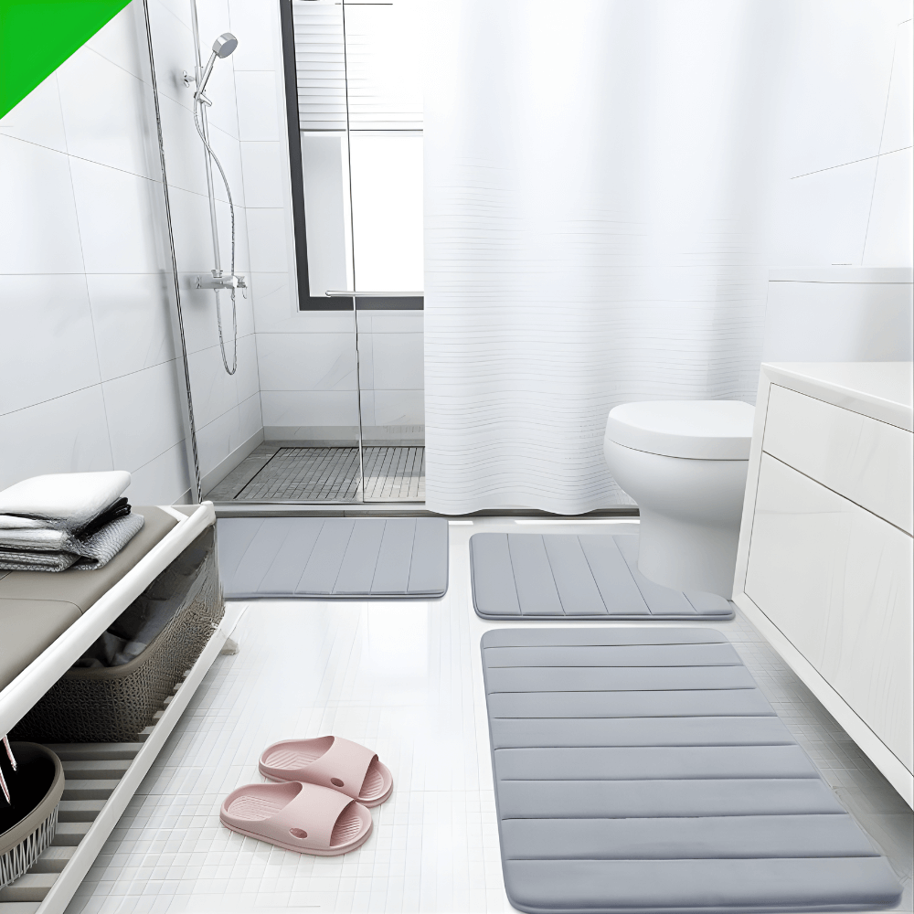 Tapete Super Absorbente Antideslizante Para Baño Acolchado