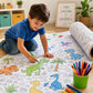 Rollo para Colorear Infantil 3 Metros – Papel Adhesivo con Diseños (x2)