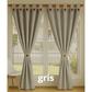 Cortinas Semi Blackout Jacquard 2 Paños 140x210cm