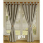 Cortinas Semi Blackout Jacquard 2 Paños 140x210cm