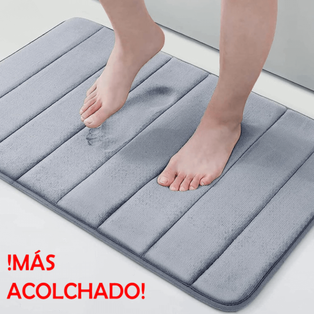 Tapete Super Absorbente Antideslizante Para Baño Acolchado