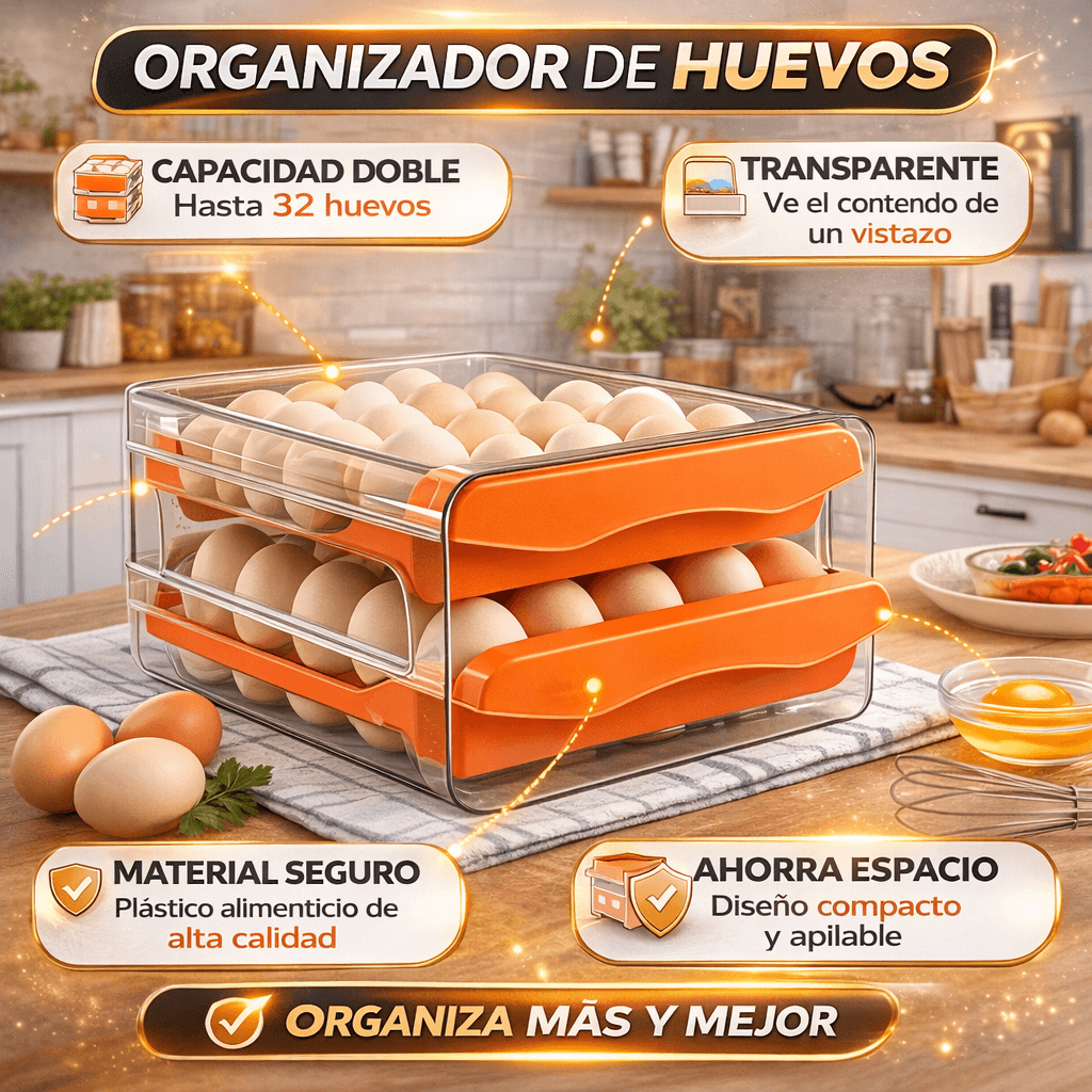 Organizador de Huevos Automático (32 HUEVOS)