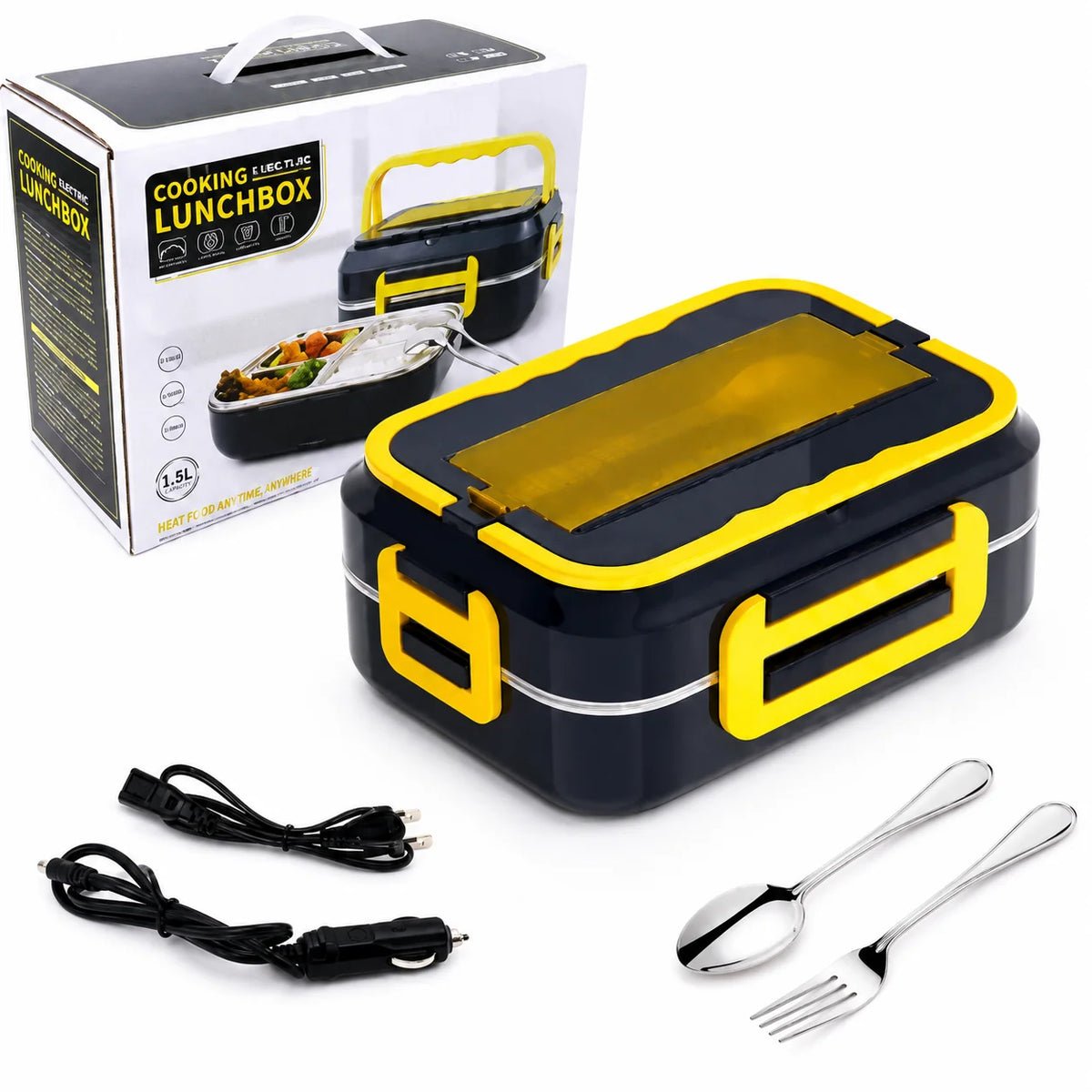Lonchera Eléctrica para Carro y toma corriente