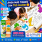 Rollo para Colorear Infantil 3 Metros – Papel Adhesivo con Diseños (x2)