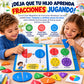 Libro Magnético de Fracciones Montessori para Niños