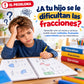 Libro Magnético de Fracciones Montessori para Niños