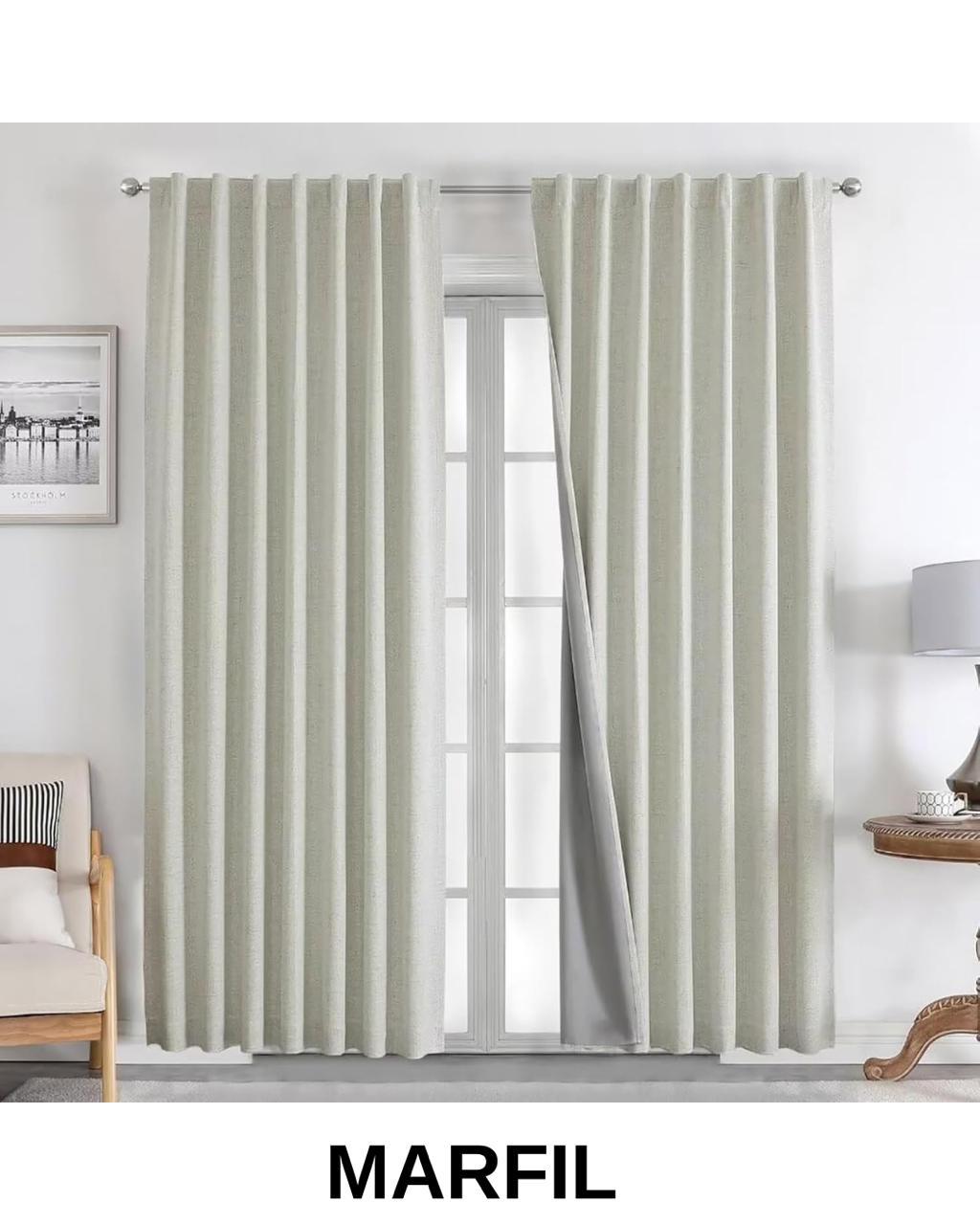 Cortinas Blackout Bloquean El 100% De La Luz