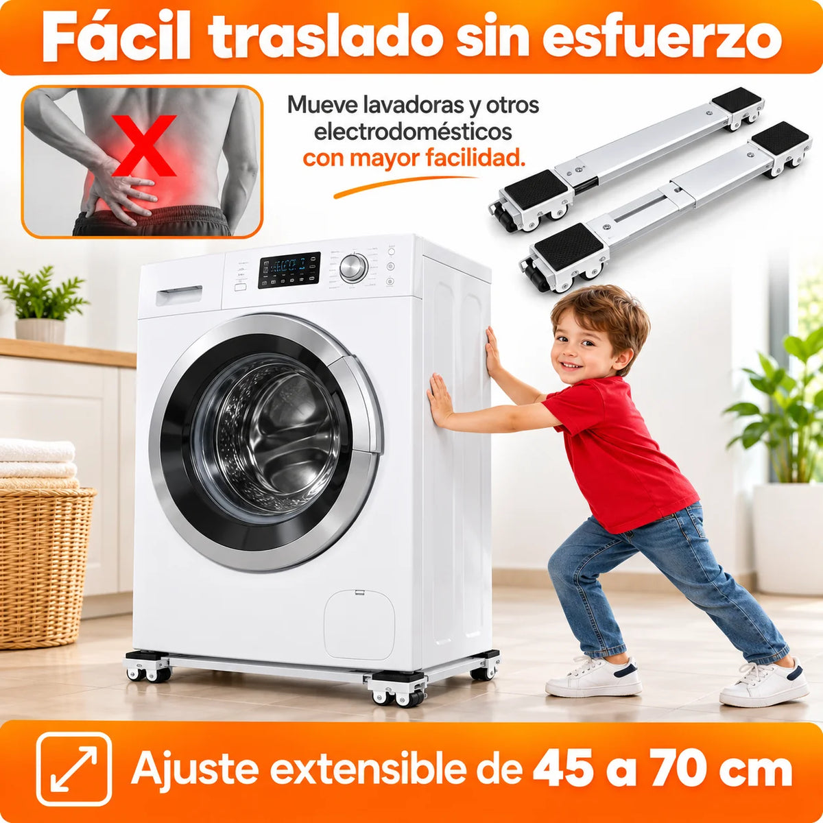 Base deslizante para lavadoras y neveras