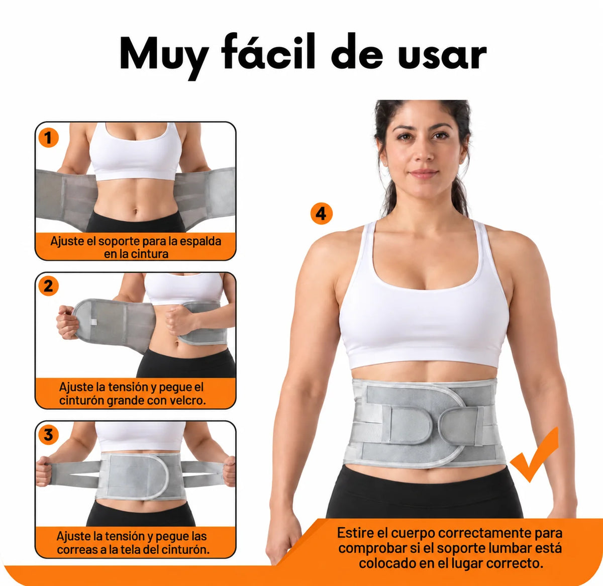 Faja De Soporte Lumbar Ajustable