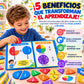 Libro Magnético de Fracciones Montessori para Niños