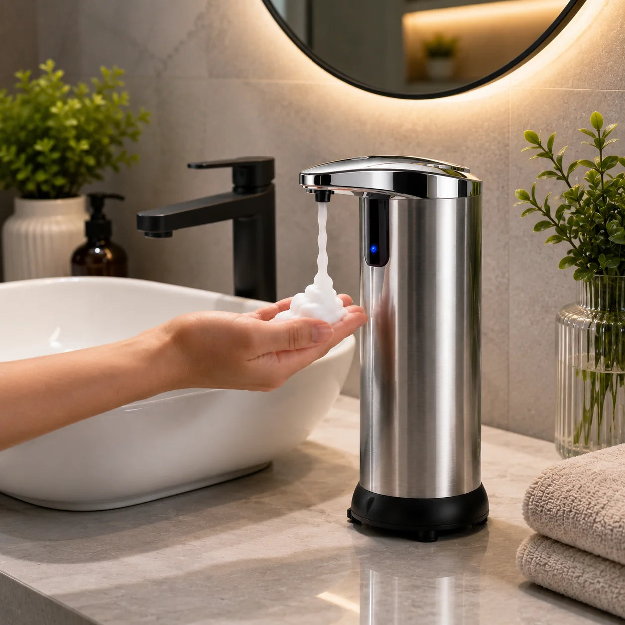 Dispensador de jabón con sensor