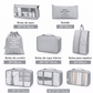 Bolsas organizadoras de viaje x 8 unidades