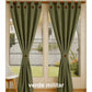 Cortinas Semi Blackout Jacquard 2 Paños 140x210cm