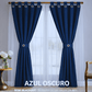 Cortinas Semi Blackout Jacquard 2 Paños 140x210cm Con Velo