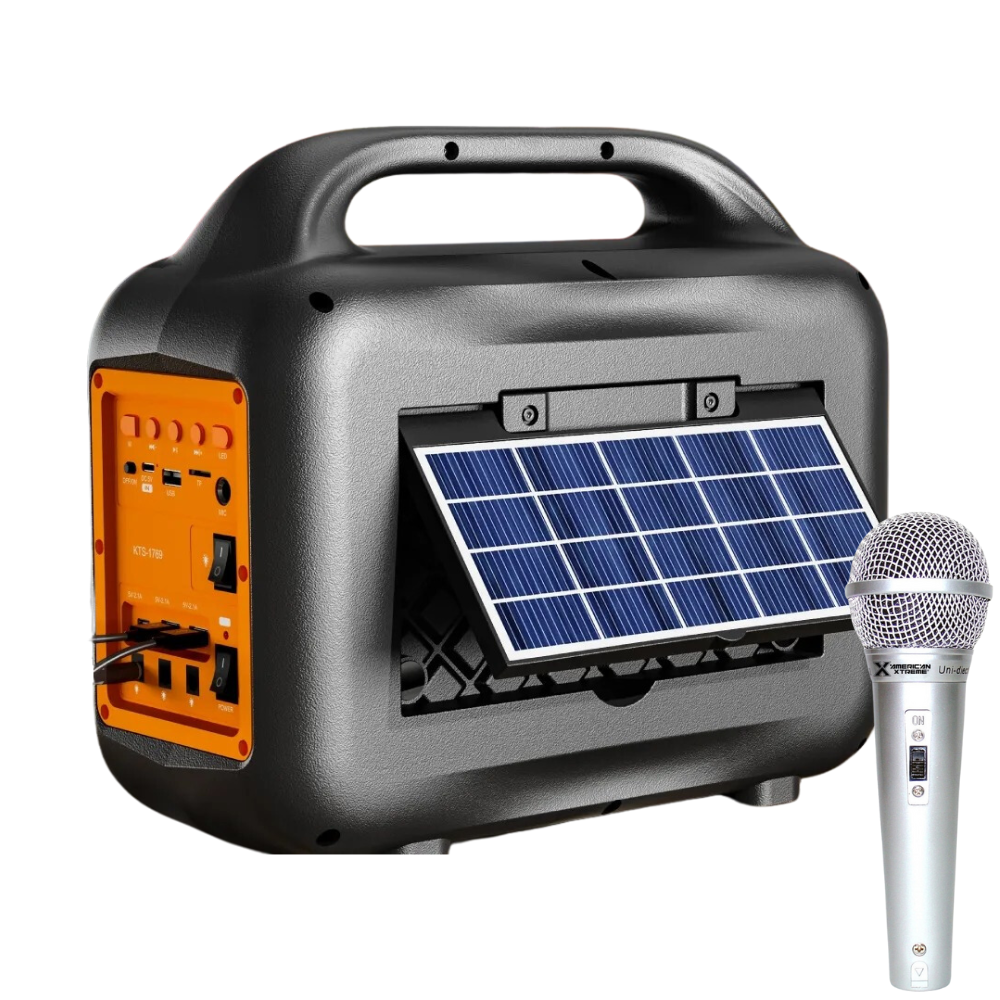 Parlante Multifuncional Solar Con Power Bank GTS