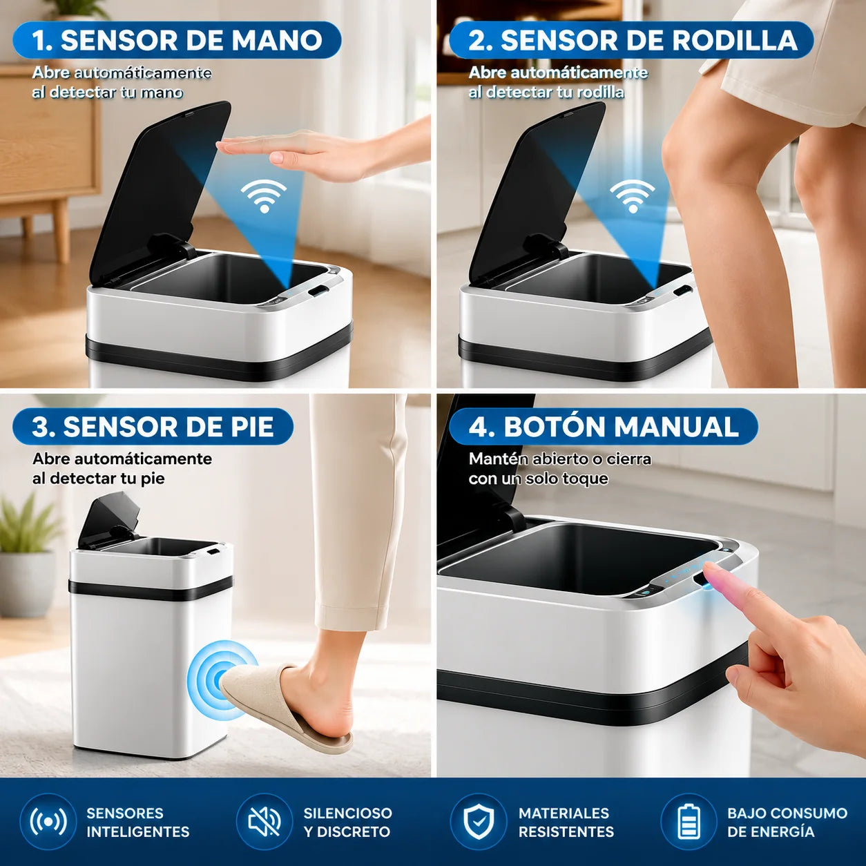 BASURERO CON SENSOR INTELIGENTE